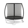 244 cm Trampoline with Safety Enclosure Net and Ladder-