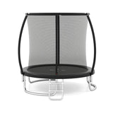 244 cm Trampoline with Safety Enclosure Net and Ladder-
