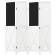 4-Panel Room Divider 170 cm Tall Folding Privacy Screens-