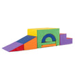 Indoor 7-Piece Foam Climbing Blocks for Crawling Climbing Sliding-