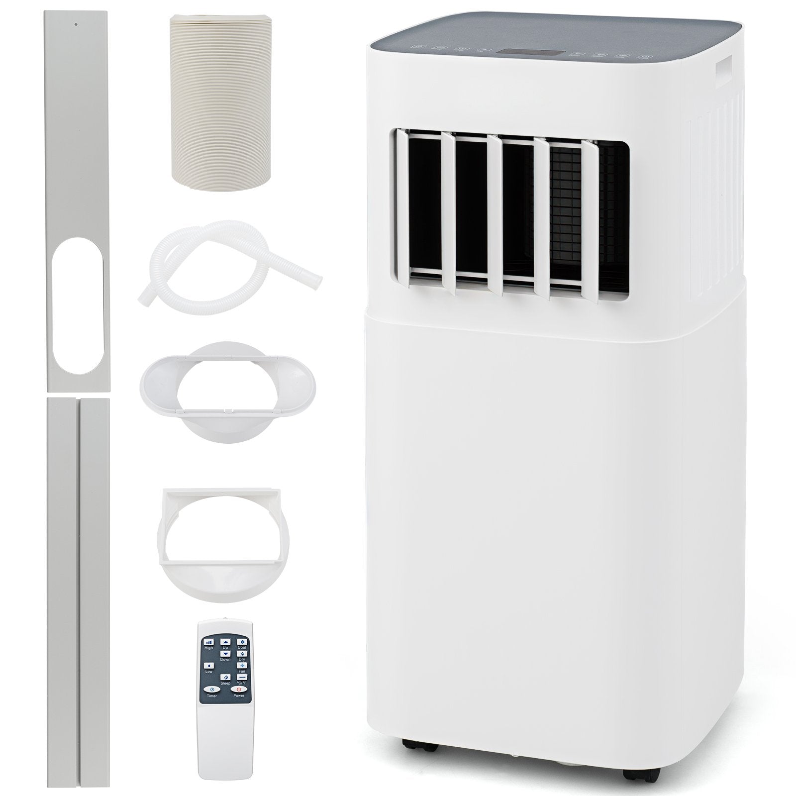 7000 BTU Portable Air Conditioner 4-In-1 Floor AC Unit-
