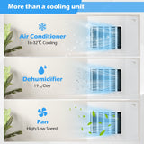 7000 BTU Portable Air Conditioner 4-In-1 Floor AC Unit-