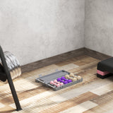 Elegant HOMCOM 6Kg Dumbbell Set, Fitness Weight Set for Men and Women, Home Gym Workout, Pink, Purple, Brown