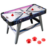 Air Hockey Game Table - Powered Action with 2 Pushers and Pucks - Entertainment Solution for Family Fun Time