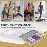 Elegant HOMCOM 6Kg Dumbbell Set, Fitness Weight Set for Men and Women, Home Gym Workout, Pink, Purple, Brown