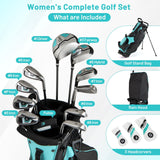 Women's Complete Golf Clubs and Bag Set Right Handed-