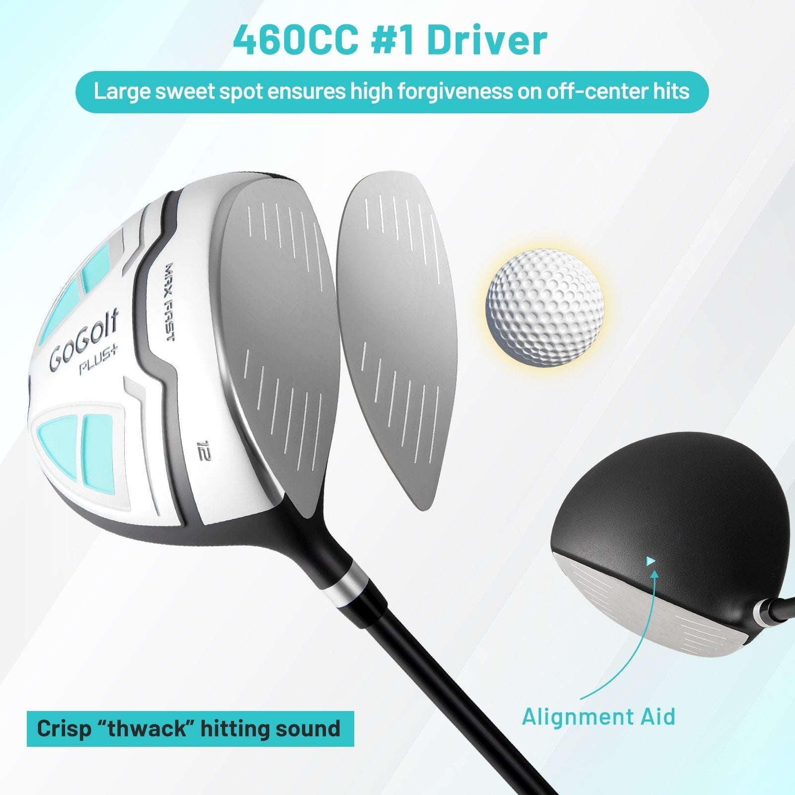 Women's Complete Golf Clubs and Bag Set Right Handed-