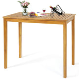 Outdoor Bar Table Acacia Wood Bar Table for Outside