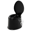Portable Travel Toilet with Detachable Inner Bucket and Removable Toilet Paper Holder-
