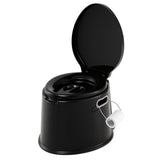 Portable Travel Toilet with Detachable Inner Bucket and Removable Toilet Paper Holder-