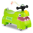 Toddler Ride on Toy with Under Seat Spacious Storage with Music and Lights-Green