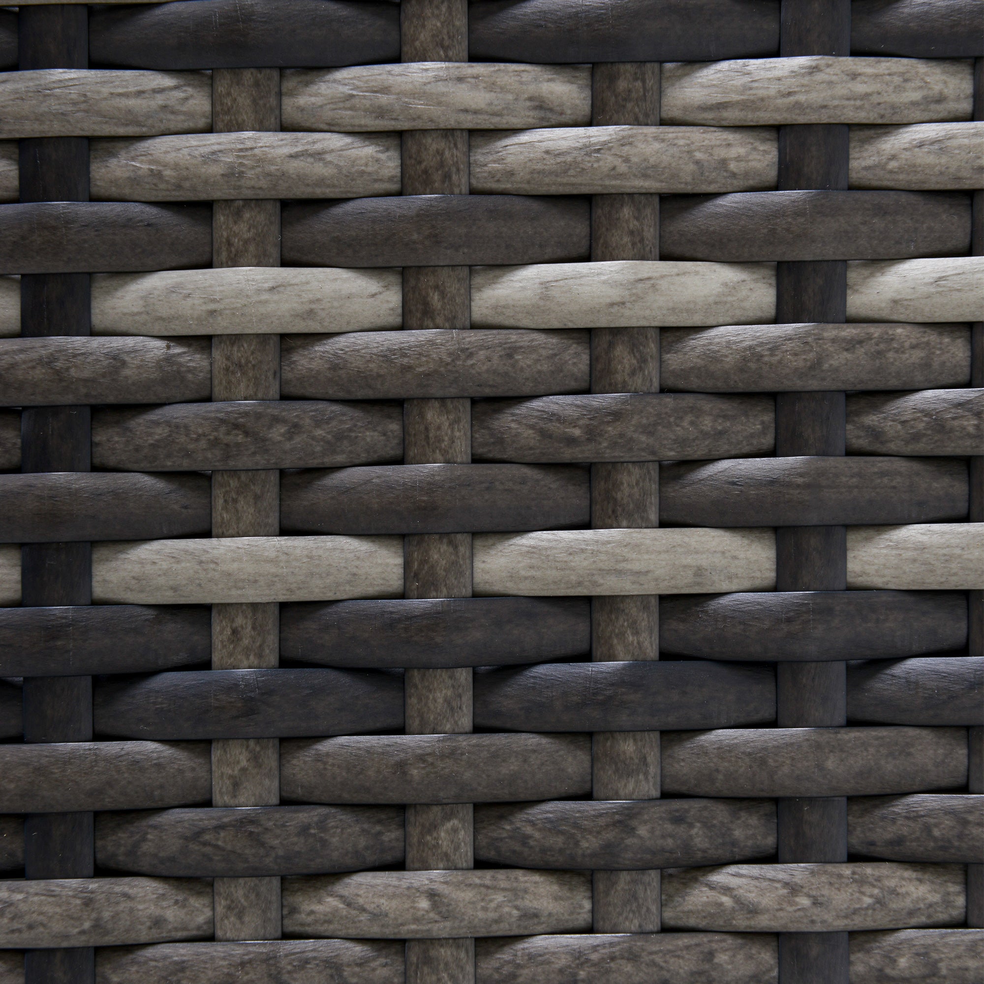 Outsunny 7 Pieces Outdoor PE Rattan Corner Sofa Set, Patio Wicker Conversation Chaise Lounge Furniture w/ Tempered Glass Table-top & Soft Padded Cushion for Garden, Backyard, Lawn, Dark in Sophisticated Grey