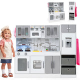 Kids Kitchen Playset with Lights and Sounds-in Sophisticated Grey