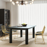 Elegant HOMCOM Luxurious Dining Chairs Set of 4, Metal Wire Kitchen Chair with Removable Velvet-feel Cushion, Cut-out Back and Steel Frame for Dining Room, Gold Tone